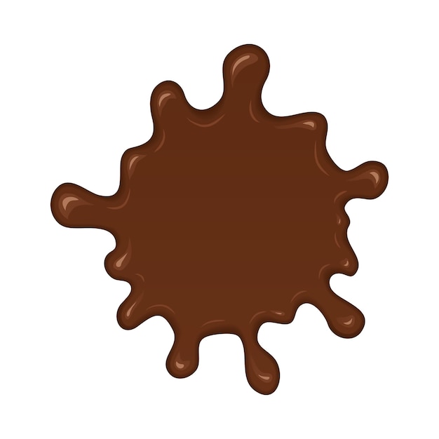 Chocolate splash blot