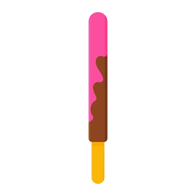 chocolate sticks sweetness halloween color element icon vector illustration