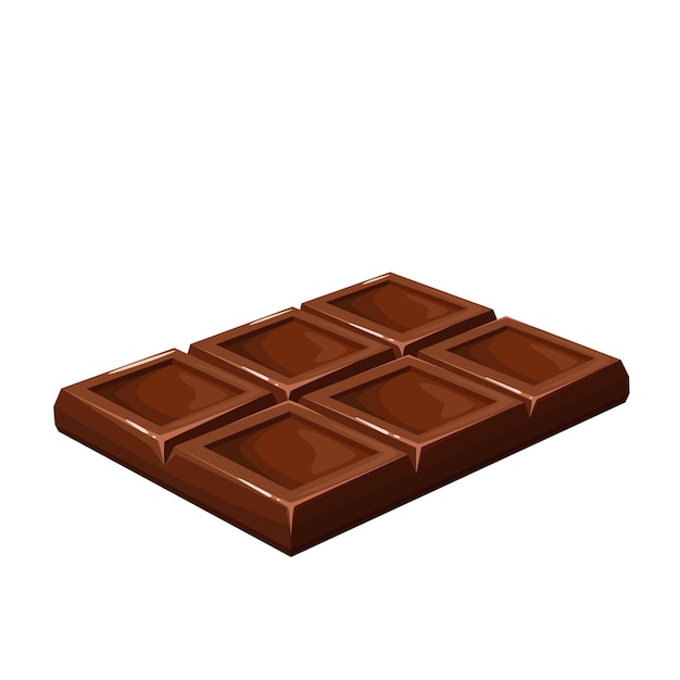 Иллюстрация шоколадных конфет для рекламного дизайна кондитерской
