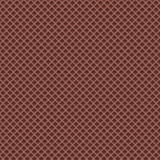 Chocolate waffle background vector illustration