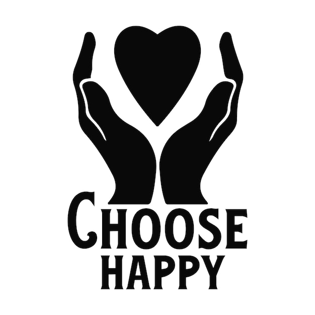 Choose happy love vector design