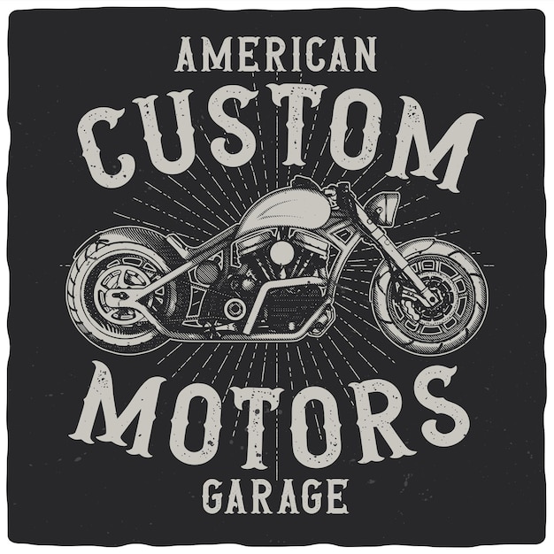 Chopper motorcycle