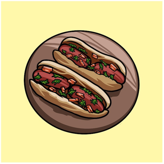 Vector choripan