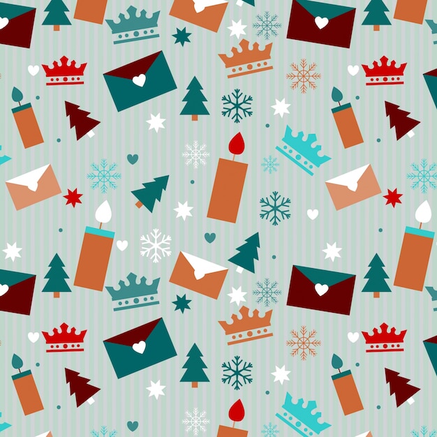 Vector chrismas pattern  background desgin