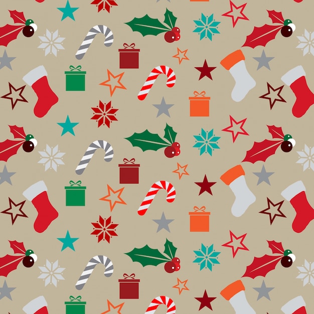 Vector chrismas pattern  background desgin