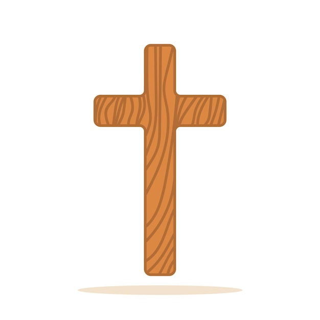 Vector christian cross icon vector