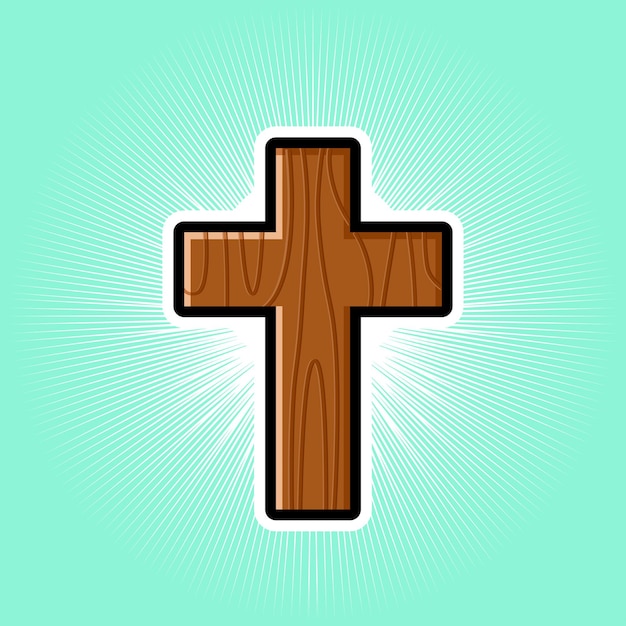 Vector christian cross