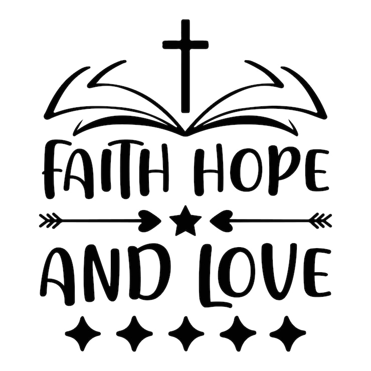 वेक्टर christian quotes design