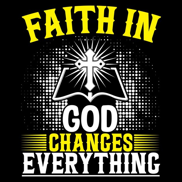 Vector christian tshirt design