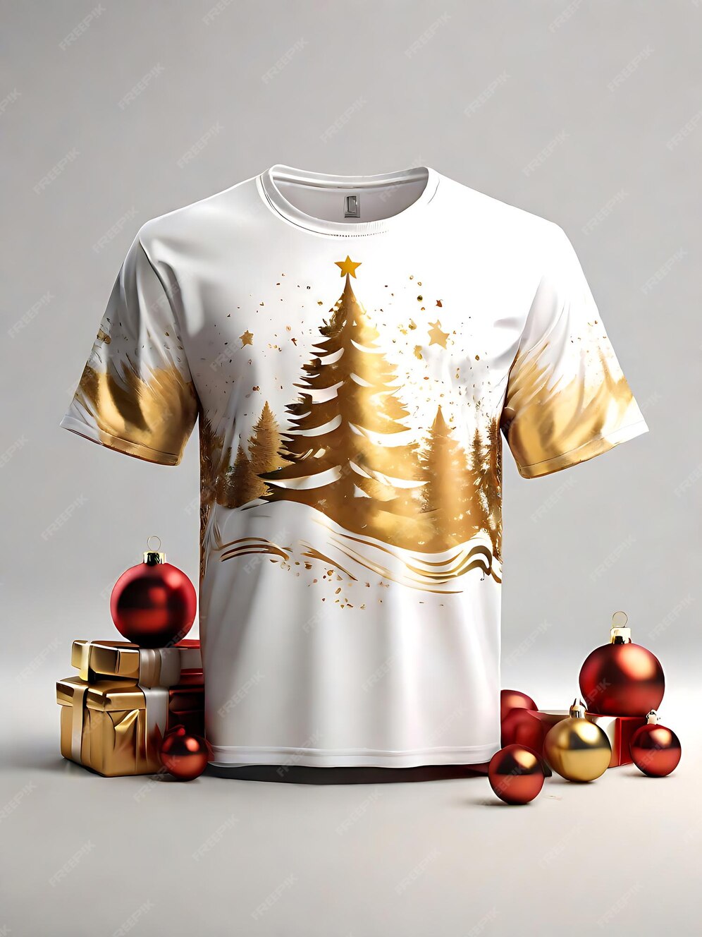 Premium Vector Christmas 2024 tshirt design mockup vector file