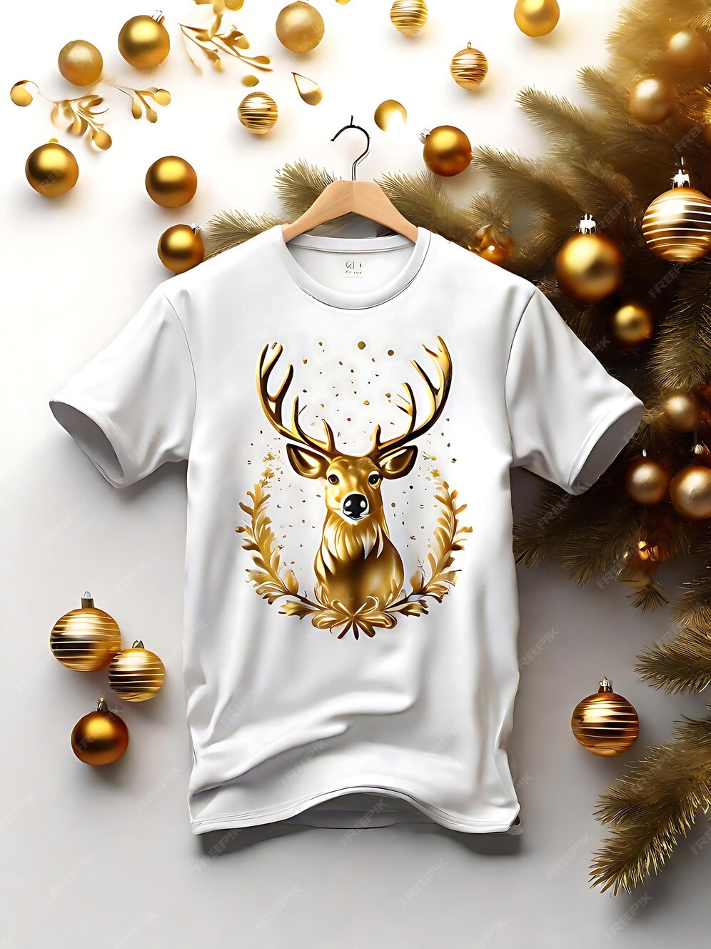 Premium Vector Christmas 2024 tshirt design mockup vector file
