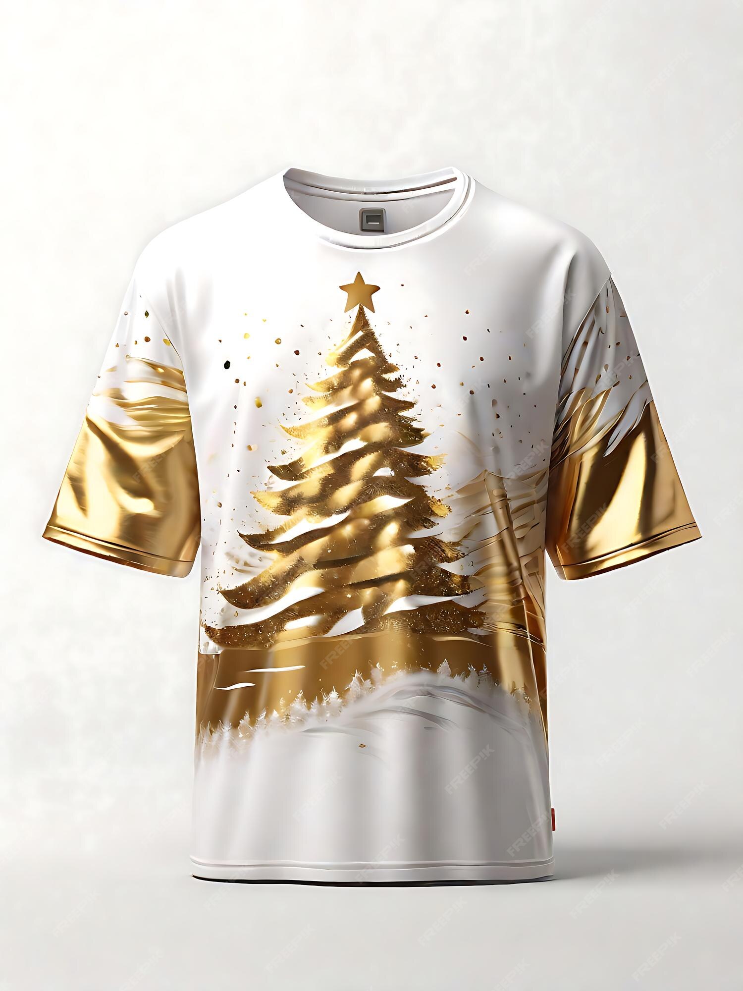 Premium Vector Christmas 2024 tshirt design mockup vector file