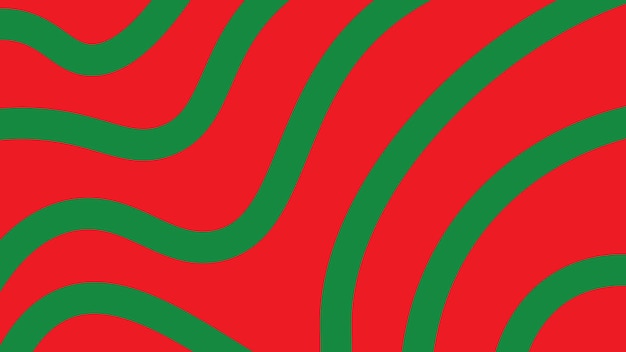 Christmas Abstract Wavy Lines Backgroud