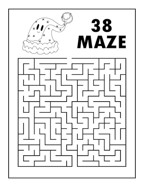 Christmas Activity Book, Maze Solution Active book. Maze coloring . Maze for kids, maze for children