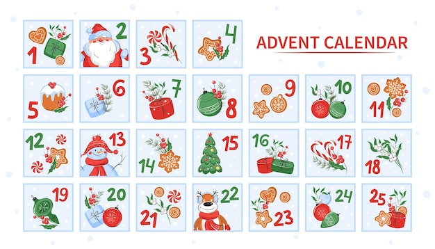 Christmas Advent Calendar for kids