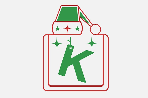 christmas Alphabet Monogram