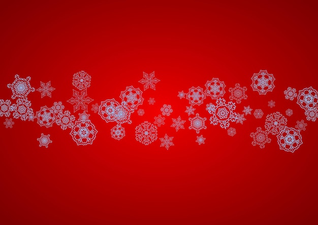 クリスマスと新年の雪