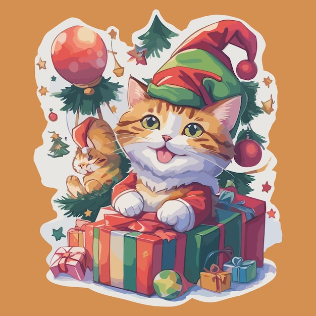 Christmas Animal Stickers