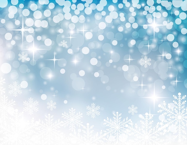 Christmas background bluewhite