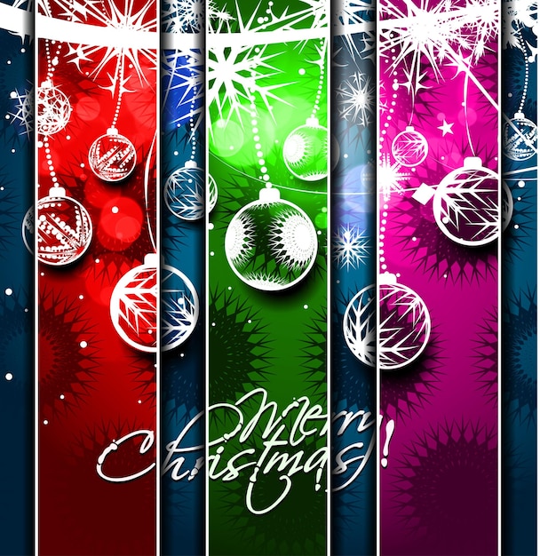 Christmas background design vector illustration
