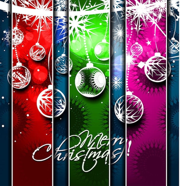 Vector christmas background design vector illustration