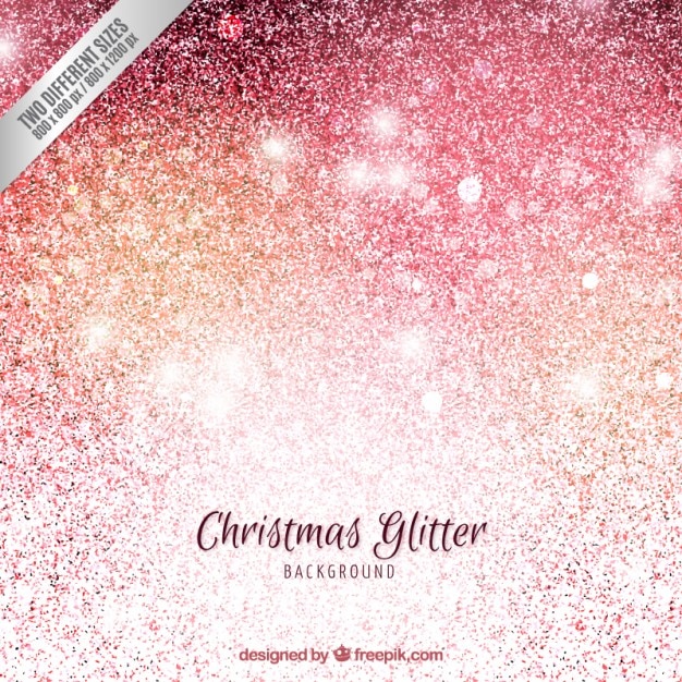 Vector christmas background in glitter style
