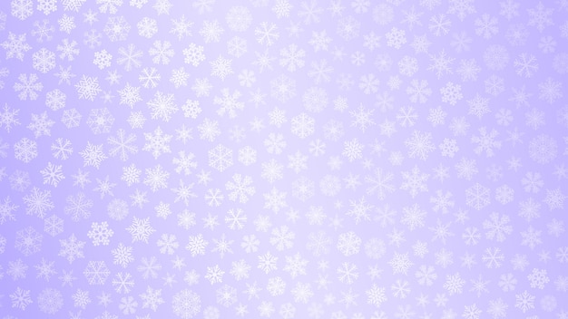 薄紫色の小さな雪のクリスマスの背景