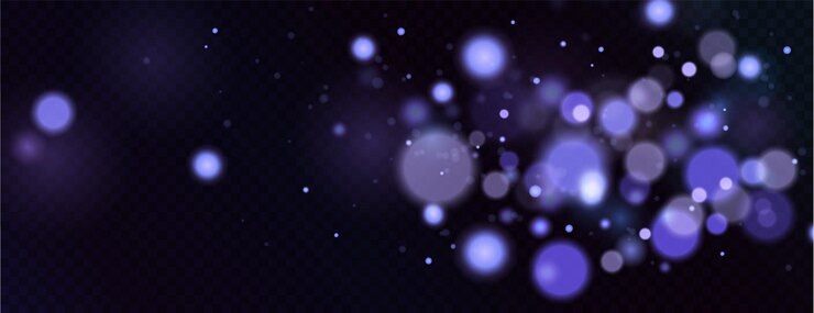 Vector christmas background. powder png. magic bokeh shines with blue dust.