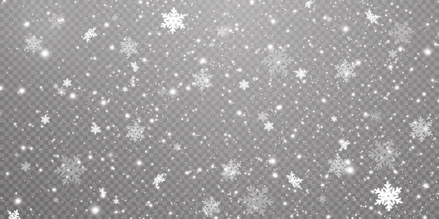 Vector christmas background. powder png. magic bokeh shines with white dust.