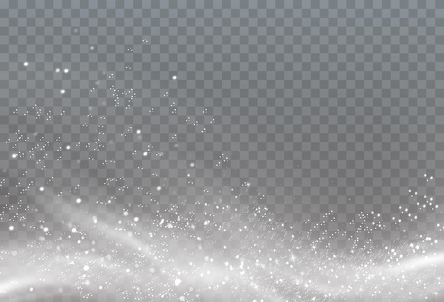 Christmas background powder png magic shining white dust