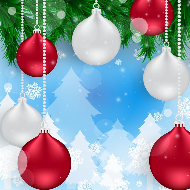 Vector christmas background vector illustrations