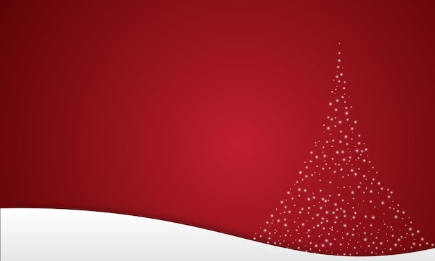 Christmas background with Christmas tree vector illustration