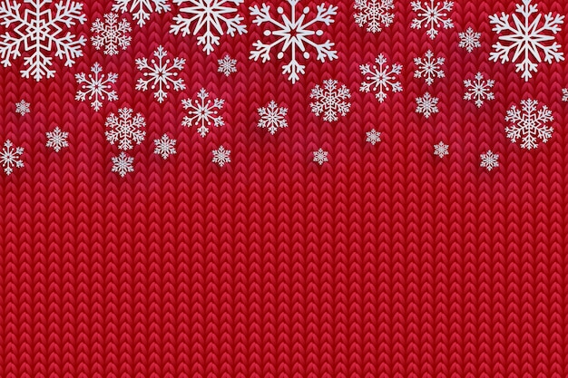 Christmas background with decorative snowflake.