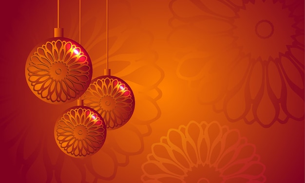 Vector christmas background with various colors for christmas design.