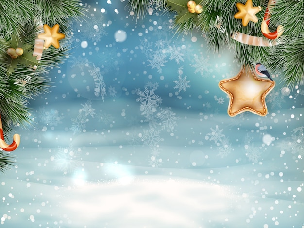 Vector christmas background