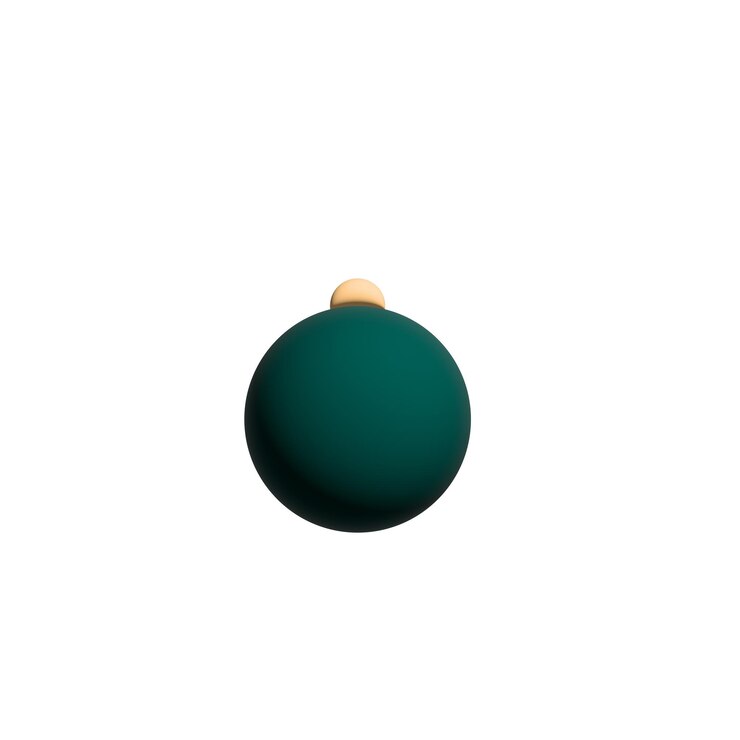 Vector christmas ball 3d graphic illustration