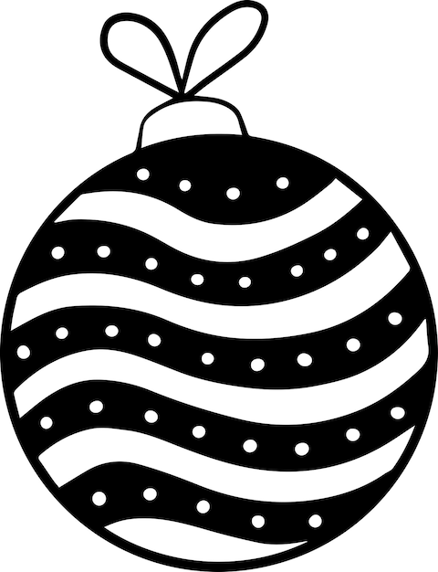 Christmas ball illustration