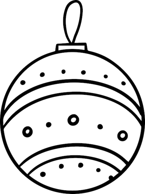 Christmas ball illustration