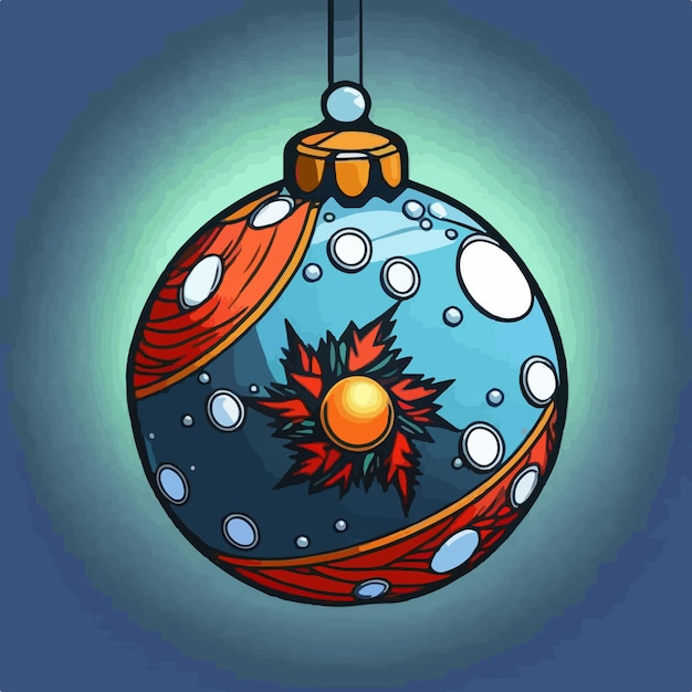 Christmas ball sticker xmas balls stickers collection Newyear collection