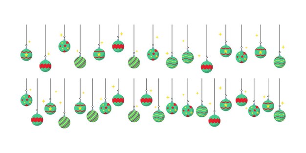 Vector christmas balls icon