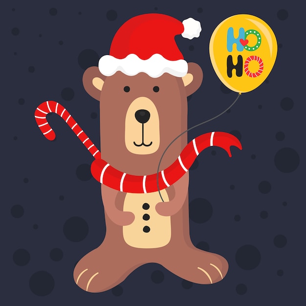 Christmas-Bear-With-Balloon