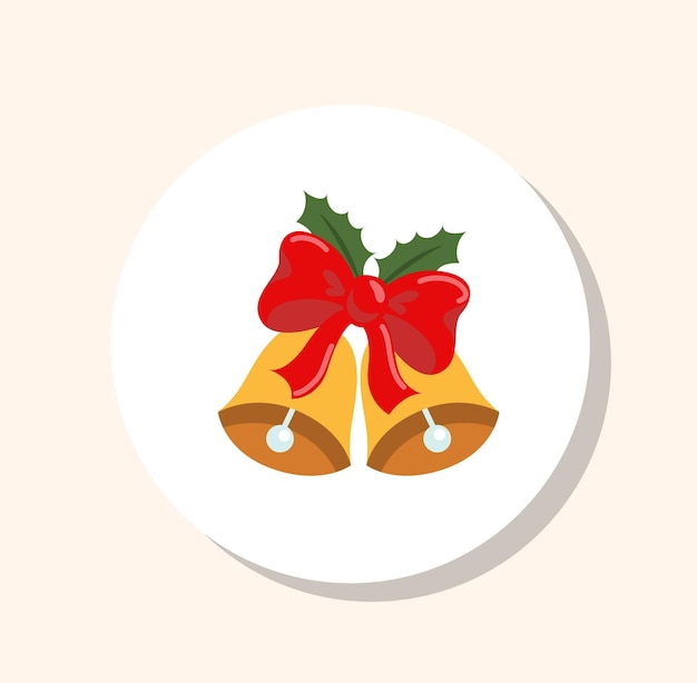 Christmas bells sticker