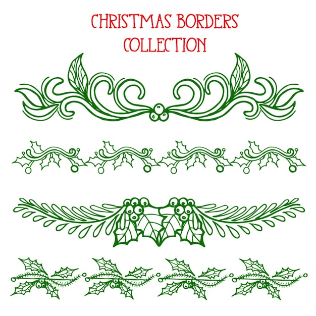 Christmas borders collection