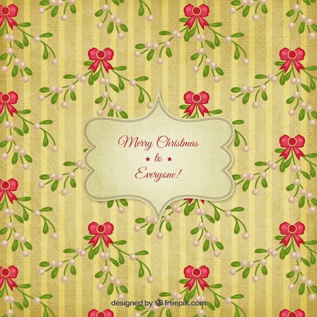 Christmas bows pattern