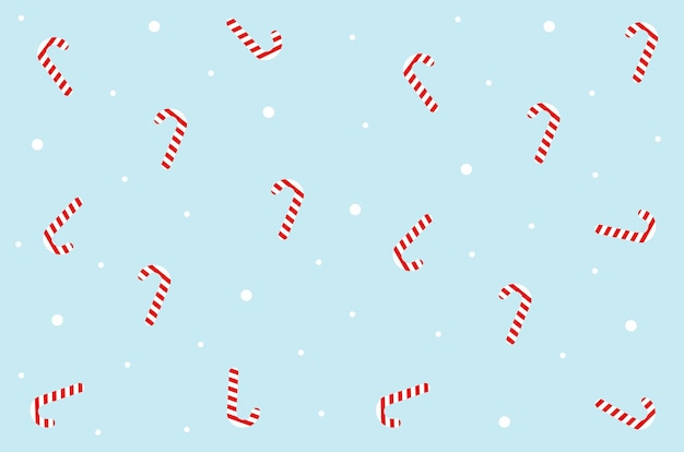 Natale candy cane pattern celebrazione stagione invernale illustrazione vettoriale