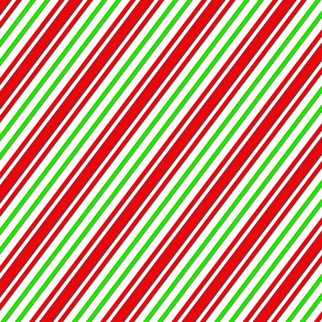 Vector christmas candy cane striped pattern christmas candycane background with green red color candy