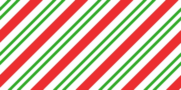 Christmas candy cane striped seamless pattern christmas candycane background with red and green stripes peppermint caramel diagonal print xmas traditional wrapping texture vector illustration