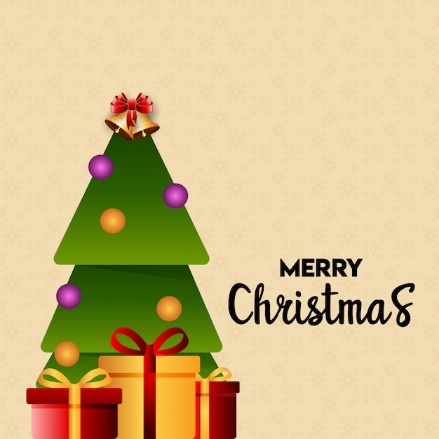 christmas card design with elegant design and light golden background vector