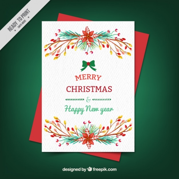 Vector christmas card design