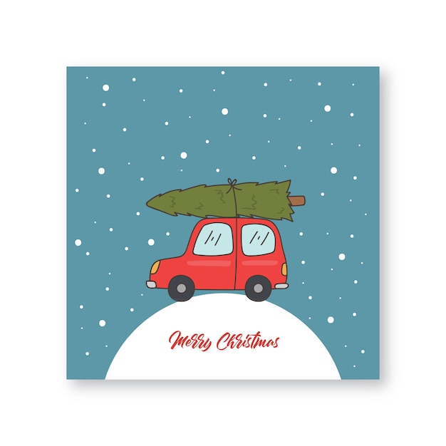 Vector christmas card